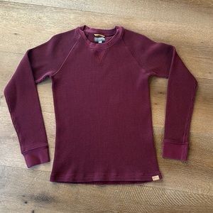 LL Bean Signature Waffle Crew Slim Fit (Sz Med)